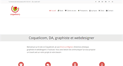 Desktop Screenshot of coquelicom.fr